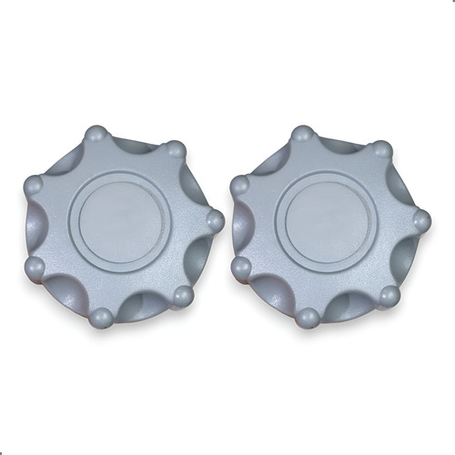 Manopla Banco Fiesta Ecosport 2003 A 2012 ( Par) Cinza