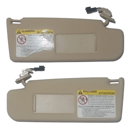 Quebra Sol Golf Passat New Beetle Bora Cor Bege ( Par ) Vw