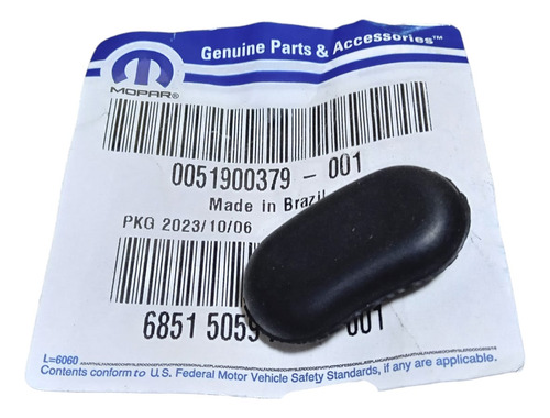 Tampa Borracha Porta Traseira Punto 08/17 Original 1pc