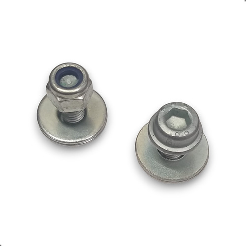 Parafuso Fixação Placa 6 X 16 Mm Arruela Porca Mercosul