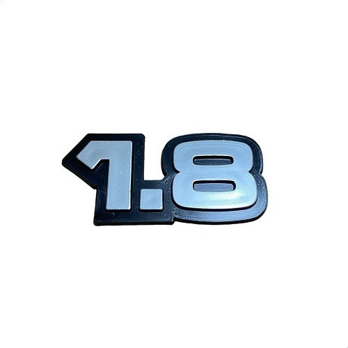 Emblema 1.8 Monza Cinza Antigo Linha Gm