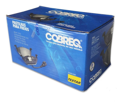 Jogo Pastilhas Freio Towner 1993 A 1999 N892 Dianteiro