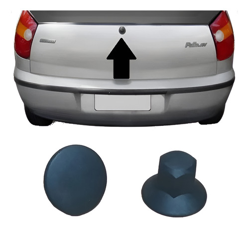 Tampa Furo Teto Antena E Limpador Traseiro Corsa Palio Univ