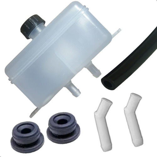 Kit Reservatório Freio Fusca Brasilia Duplo Com Tampa Orig.