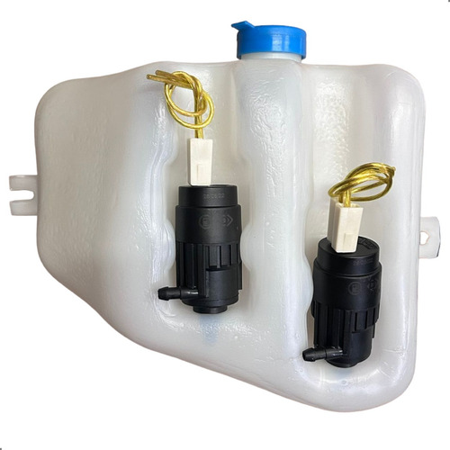 Reservatorio Agua Limpador Uno E Elba C/ 2 Furos + 2 Motor