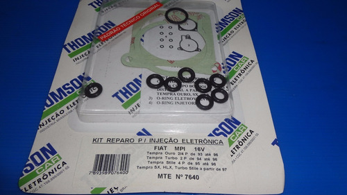 Kit Reparo Injecao Fiat Tempra Ouro Turbo Stile Sx Hlx 16v