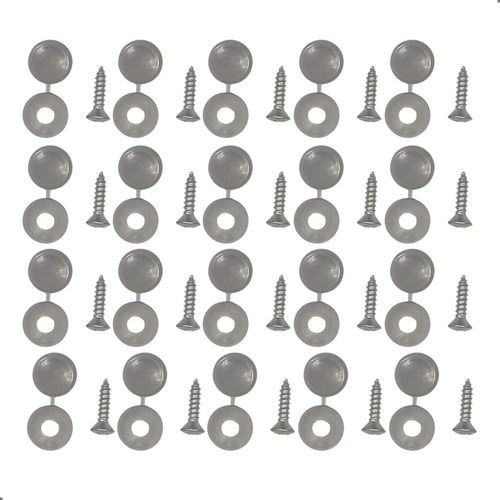 Kit Parafuso Forro Porta Fusca Brasilia Kombi Cinza 20pcs