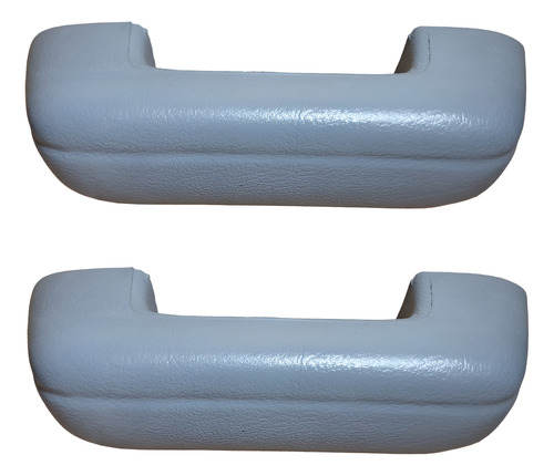 Par Puxador Porta Apoio Braco Escort 84 85 86 Cinza Adapta
