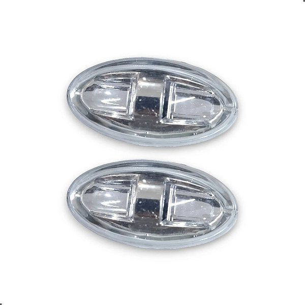 Par Lanterna Pisca Para-lama Lateral Peugeot 206 207 307 C3 Branco