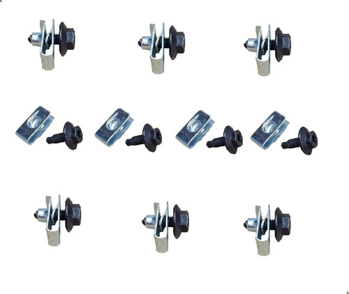 Kit 10 Porcas 10 Parafusos Grade E Paralama F1000 F4000 M6