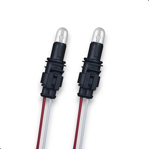 Par Soquete Lanterna Dianteira + Plug Gol Saveiro G5 G6 G7