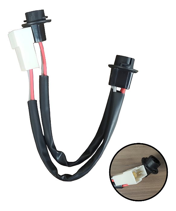 Chicote Soquete Lanterna Placa Gm Opala Chevette Ete7603