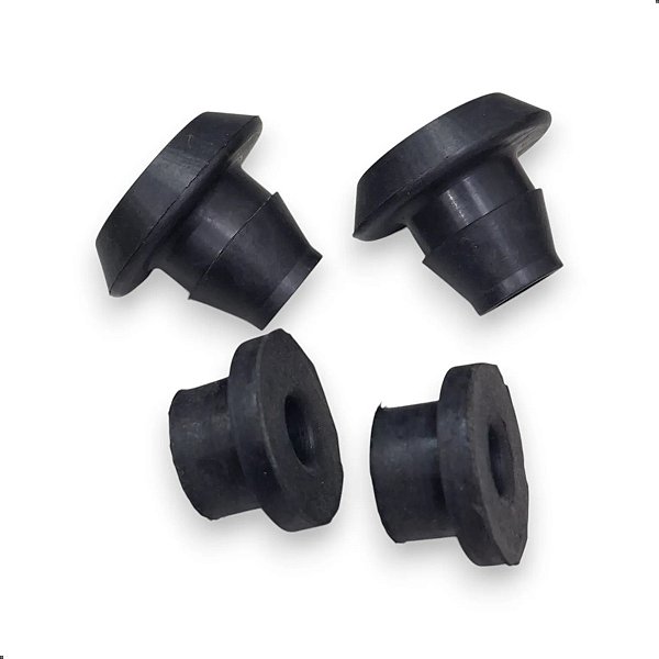 Kit Calco Fixação Radiador Celta 01/16 Prisma 08/12 Preto