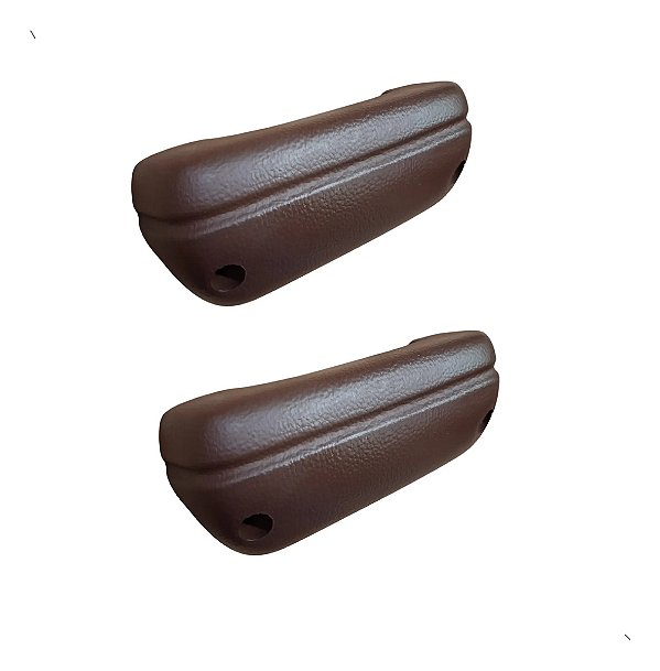 Puxador Porta Descansa Braco Marrom Opala Chevete Par Marrom