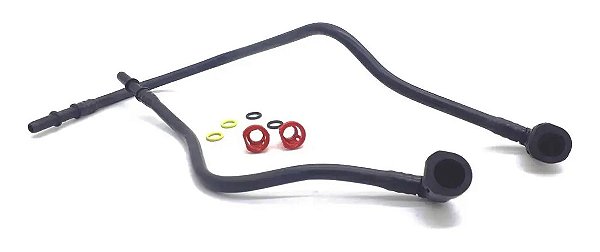 Mangueira Saída Retorno Flange Bomba Courier Ecosport - Kit