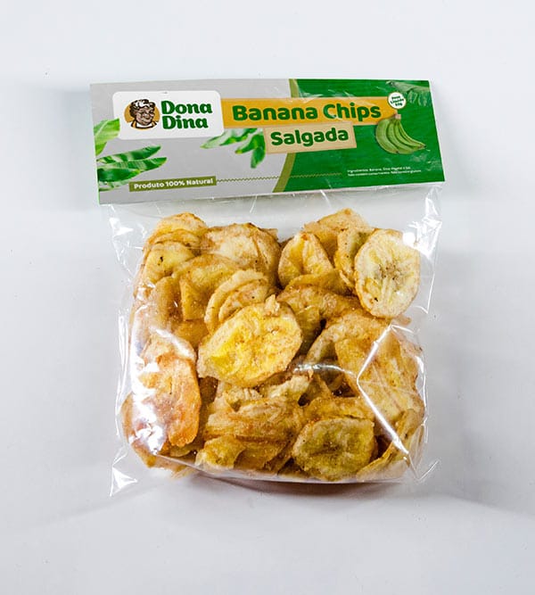 Banana Chips Sabor Bacon.