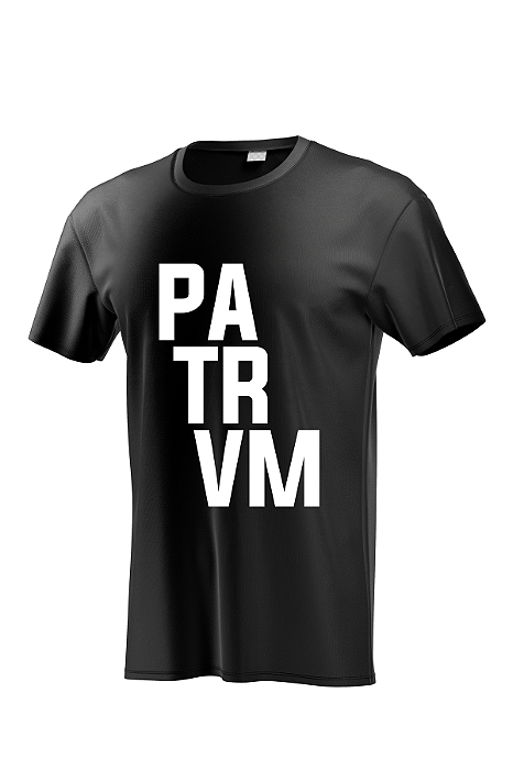 Camiseta Masculina Preta PATRVM