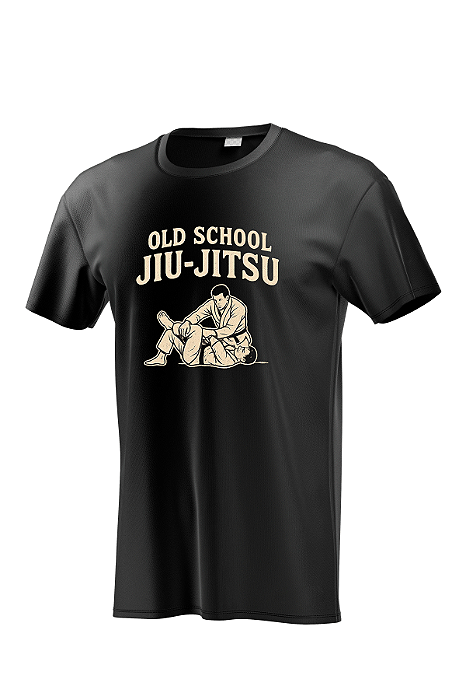Camiseta Masculina Artes Marciais Old School Jiu-Jitsu | Patrvm