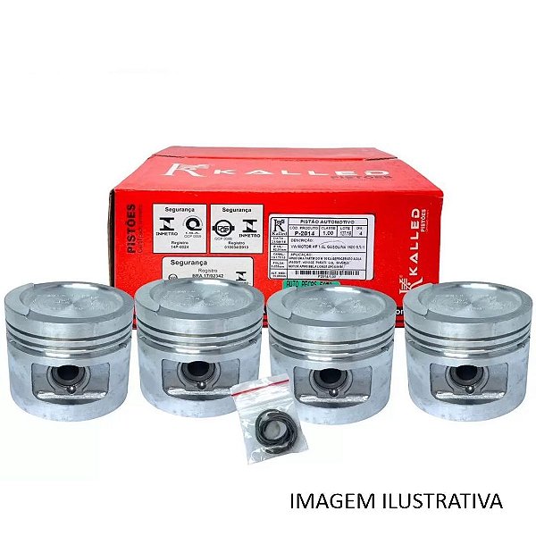PISTÃO MOTOR CITROEN C3 / C4 / XSARA / 206 / 307 1.6 16V APÓS 1995