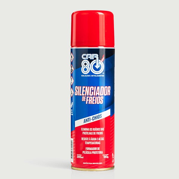 SILENCIADOR DE FREIOS CAR 80 - 285ML