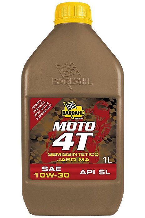 LUBRIFICANTE SEMISSINTÉTICO 10W30 MOTO 4T