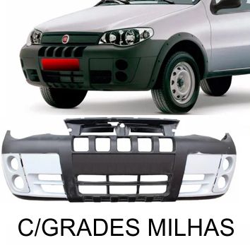 PARA CHOQUE DIANTEIRO FIAT STRADA APÓS 2004