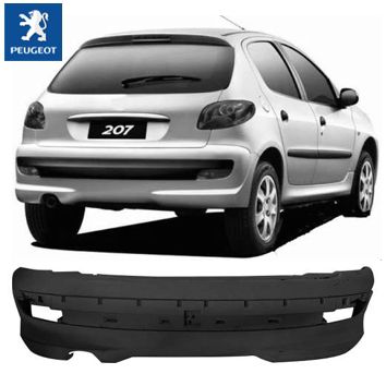 PARA CHOQUE TRASEIRO PEUGEOT 207 APÓS 2010