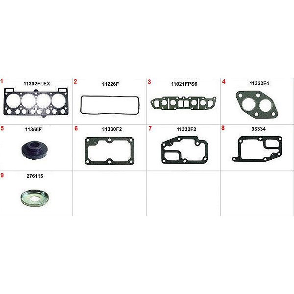 JUNTA MOTOR CORCEL / BELINA / DEL REY / ESCORT / VERONA 1.6 CHT SUPERIOR