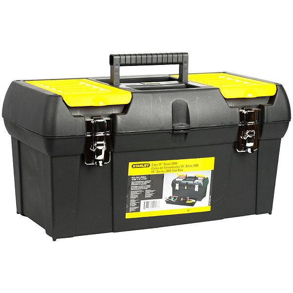 CAIXA FERRAMENTA PLASTICA - FECHO METALICO