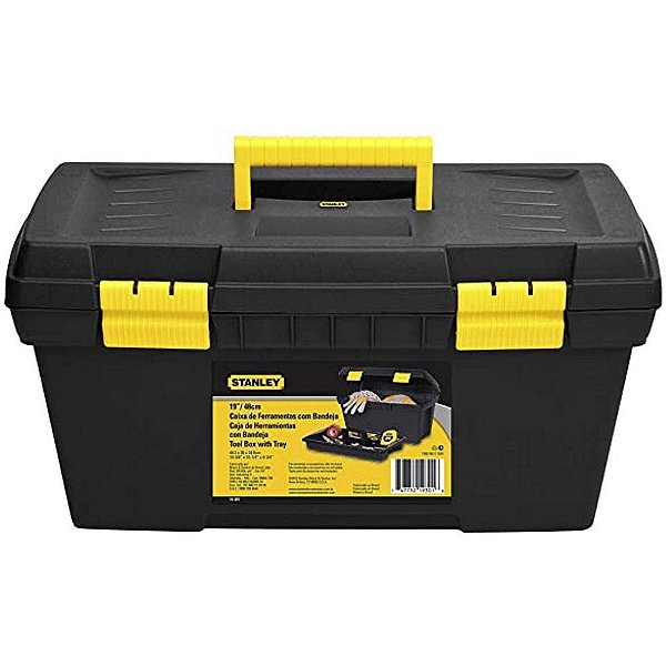 CAIXA FERRAMENTA PLASTICA - FECHO PLASTICO