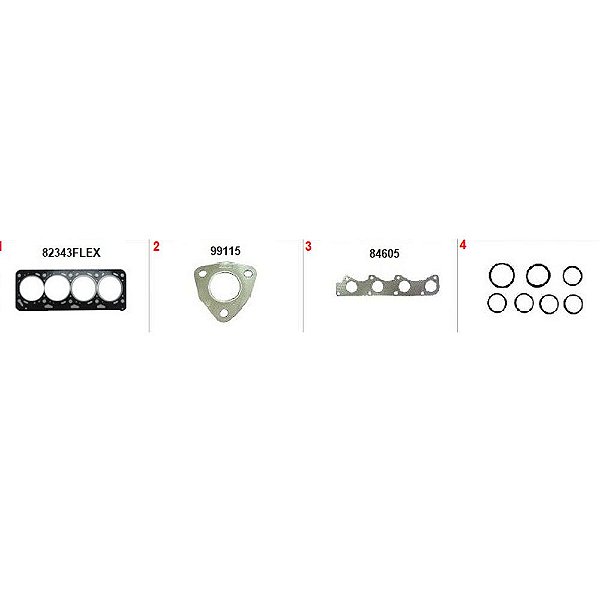 JUNTA MOTOR GOL / FOX / POLO 1.6 8V KOMBI 1.4 SUPERIOR