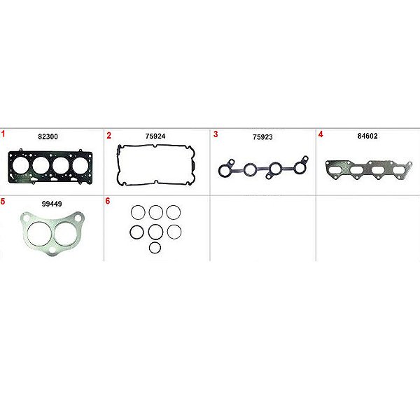 JUNTA MOTOR GOL / PARATI MI 1.0 AT 16V - SUPERIOR +