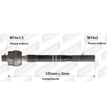 TERMINAL AXIAL FORD FOCUS DE 2004 À 2005