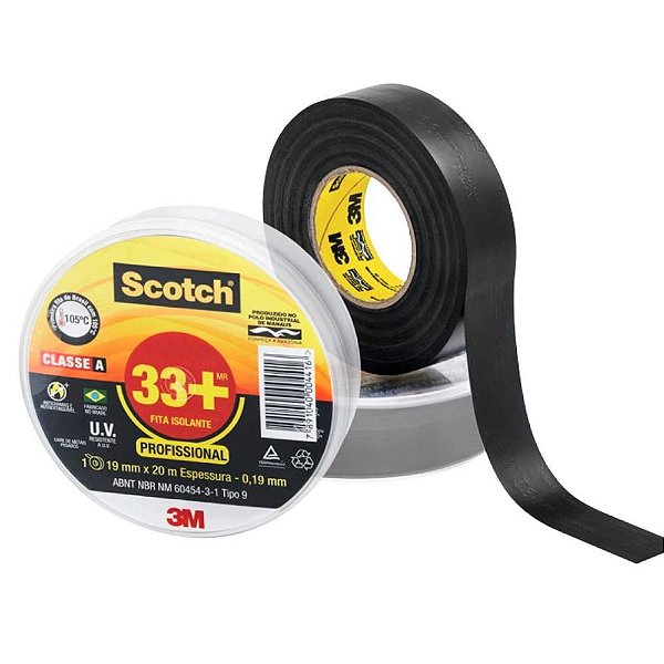 FITA ISOLANTE 3M SCOTCH 33+ 19MMx20M