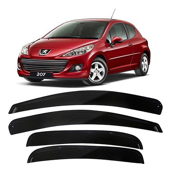 CALHA ACRILICA PEUGEOT 206 e 207 - 4 PORTAS