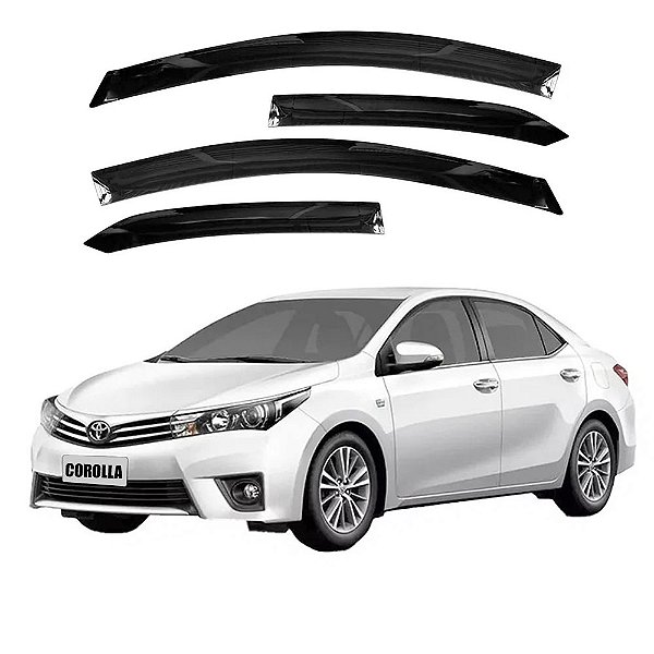 CALHA ACRILICA TOYOTA COROLLA DE 2015 A 2019
