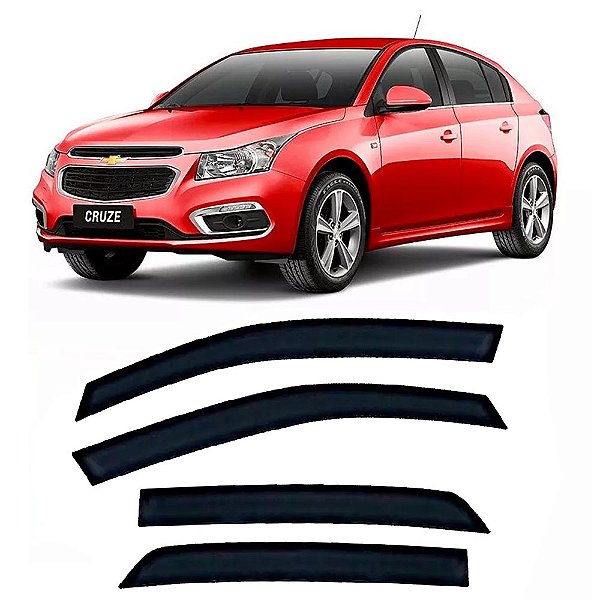 CALHA ACRILICA CRUZE HATCH 4 PORTAS DE 2011 A 2016