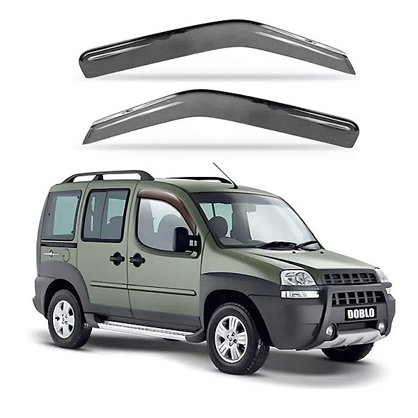 CALHA ACRILICA FIAT DOBLO 2 PORTAS DE 2001 A 2021