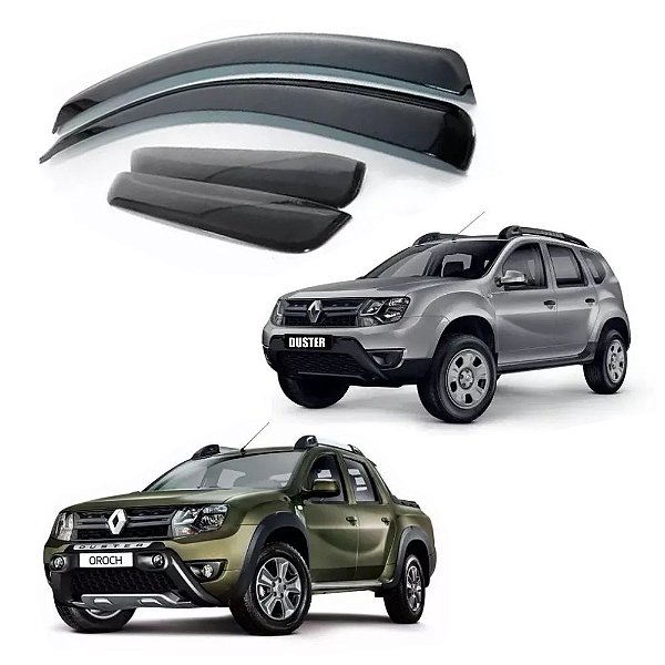 CALHA ACRILICA RENAULT DUSTER / OROCH 4 PORTAS
