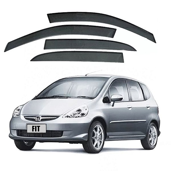 CALHA ACRILICA HONDA FIT 4 PORTAS DE 2003 A 2008