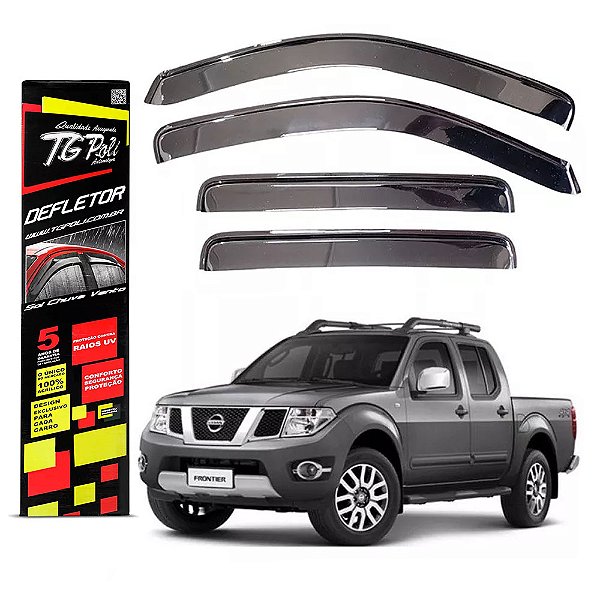 CALHA ACRILICA NISSAN FRONTIER 4 PORTAS  2008/