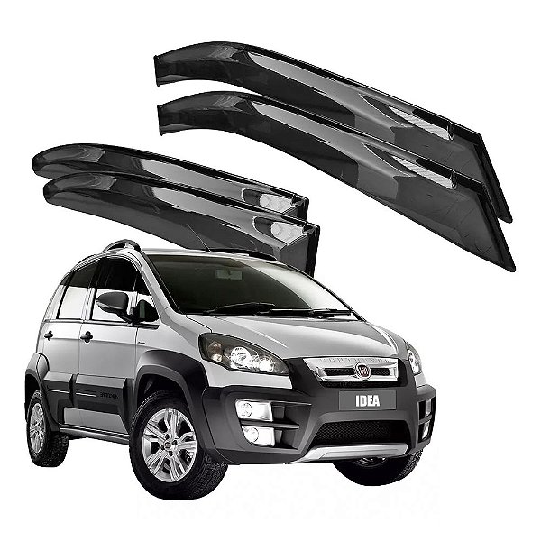 CALHA ACRILICA FIAT IDEA 4 PORTAS DE 2005 A 2016
