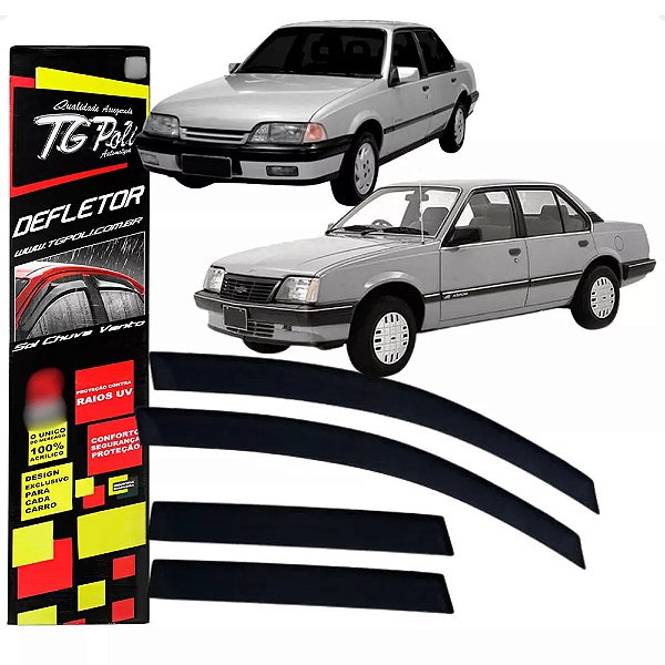 CALHA ACRILICA CHEVROLET MONZA 4 PORTAS DE 1984 A 1997