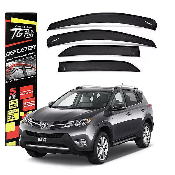 CALHA ACRILICA TOYOTA RAV4 DE 2014 A 2018