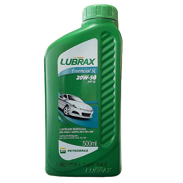 LUBRIFICANTE MINERAL 20W50 SL - ESSENCIAL 500ML