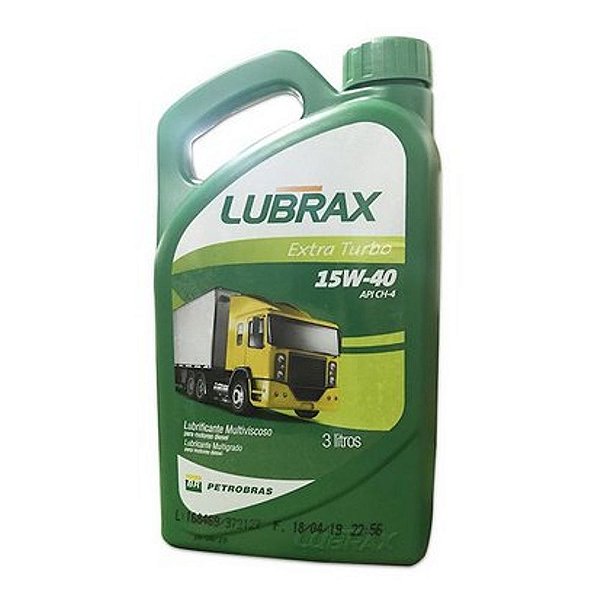 LUBRIFICANTE MINERAL DIESEL 15W40 TURBO CH4 - 3 LITROS