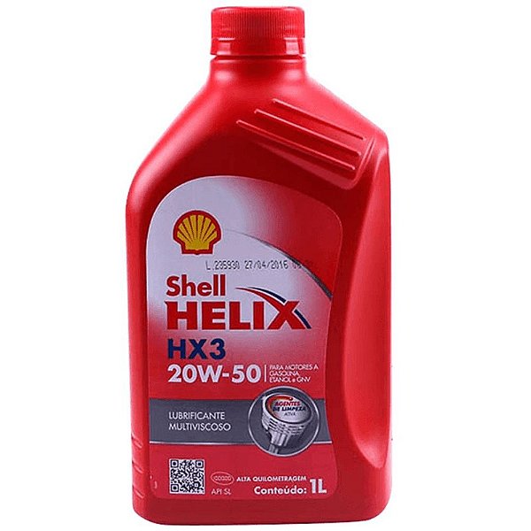 LUBRIFICANTE MINERAL 20W50 SL - HELIX HX3