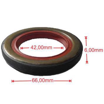 RETENTOR POLIA VIRABREQUIM PEUGEOT 206 / 207 / 306 / 307 / CITROEN C3 / C4