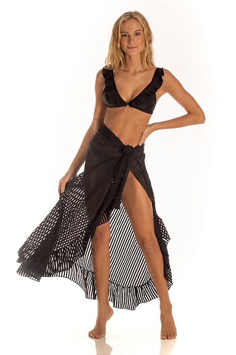 saida praia saia longa