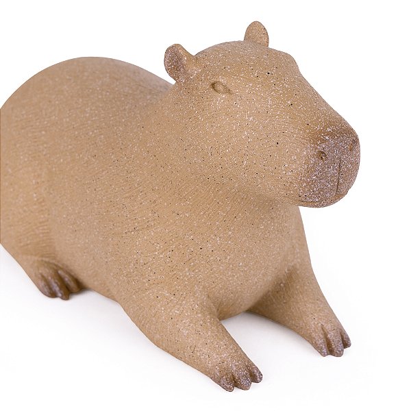 ESCULTURA CAPIVARA EM POLIRRESINA 15X10